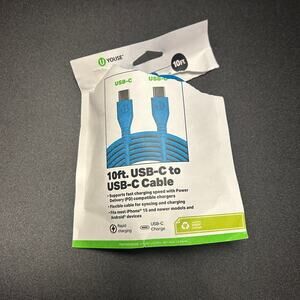 New Youse 10 Foot USB-C to USB-C Cable